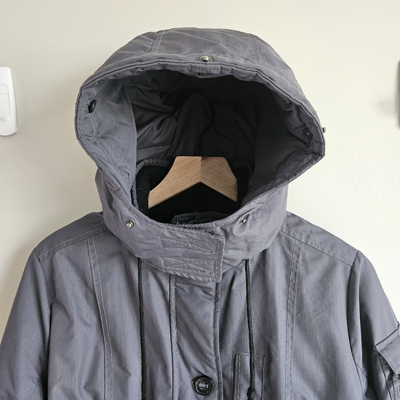 Abercrombie & Fitch The A&F Premium Artic Parka Coat - Picture 3 of 12